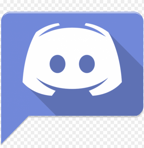 flat discord material like icon - discord ico Isolated PNG Graphic with Transparency