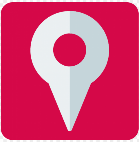 Flat Location Icon Symbol Location Flat - Icon Transparent PNG Isolated Artwork