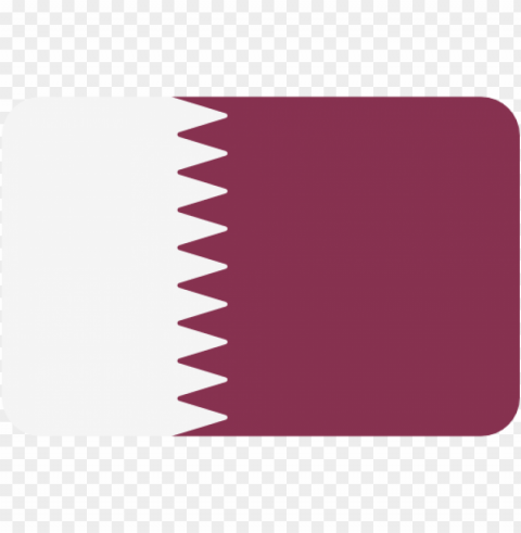 flat qatar flag icon Transparent PNG Object Isolation