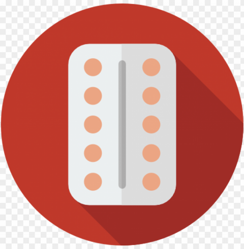 flat red icon illustration tablets pills PNG images with alpha transparency diverse set