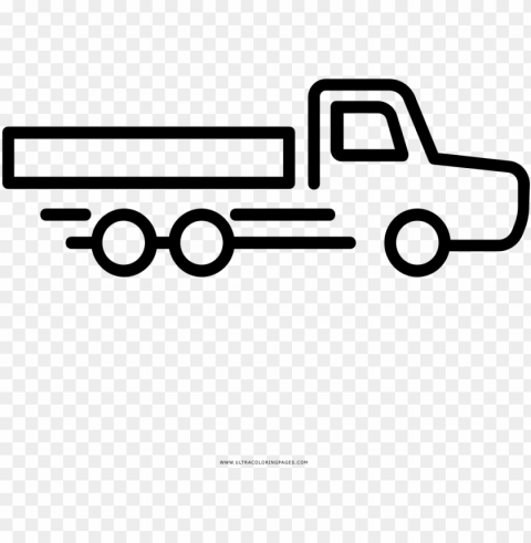 flatbed truck coloring page - moving truck ico Free PNG images with alpha channel compilation