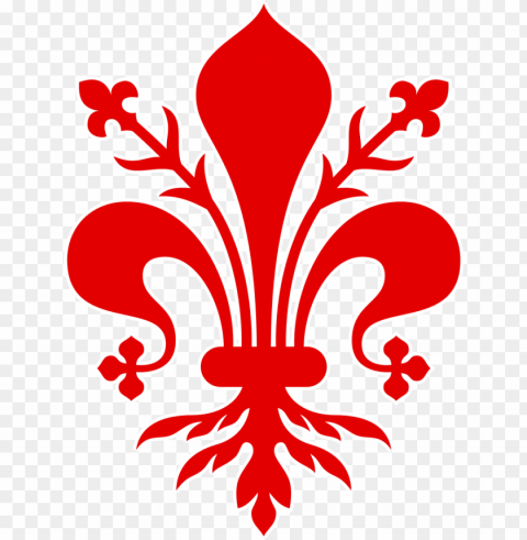 fleur de lis of florence - flor de lis florencia Isolated Subject in HighResolution PNG