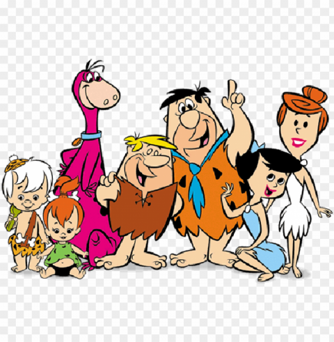 Flinstones Of The Family Clipart - Fred Flintstone Family PNG Images With No Watermark