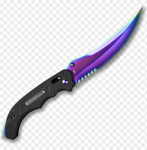 flip elite fade - csgo knife PNG with alpha channel