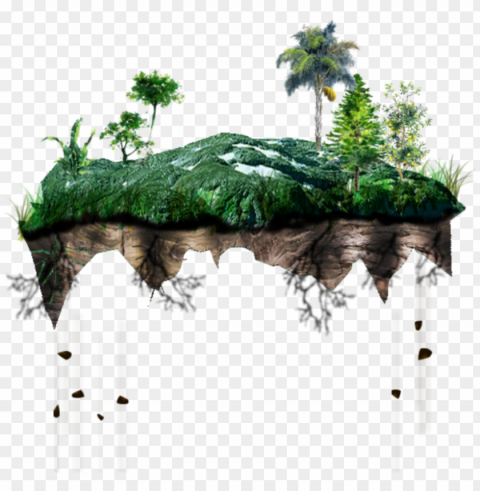 floating island PNG images with no fees