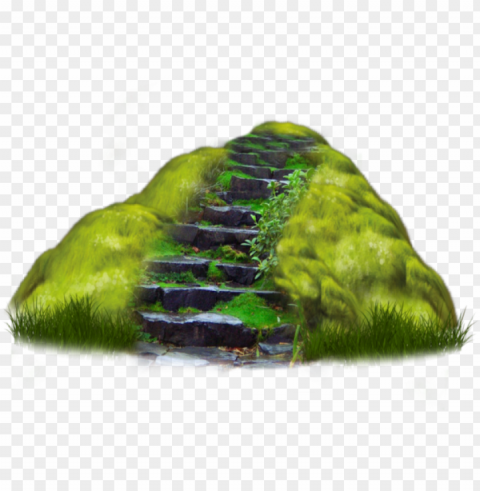 floating island clipart grass - clip art PNG with isolated background