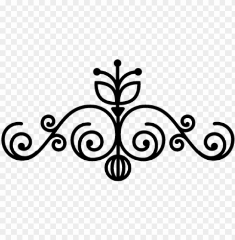 floral design with vines and swirls vector - flower design icon Free download PNG images with alpha channel diversity