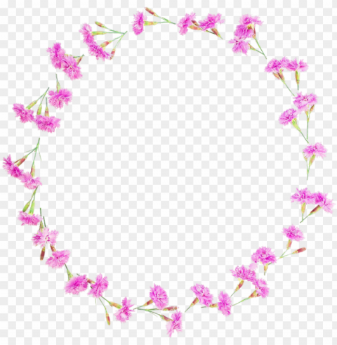 floral flowers flower round frames frame borders border - floral desi PNG for web design