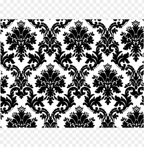 floral preto e branco HighResolution Isolated PNG Image