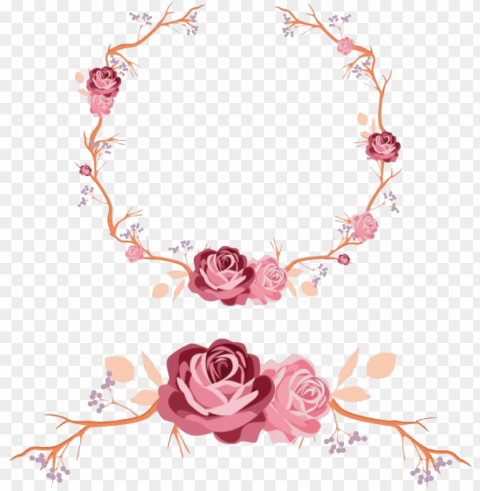floral wreath wedding design vector free download - luke and lilly this is my lovely family wall sticker PNG transparent designs for projects