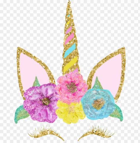 flores de unicornio Isolated PNG Object with Clear Background PNG transparent with Clear Background ID 86e4b6e4