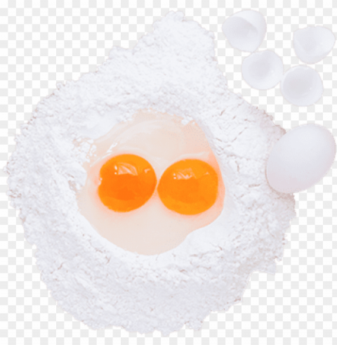 flour and egg - fried e PNG clipart with transparency