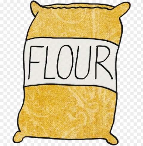flour Clear Background Isolated PNG Illustration