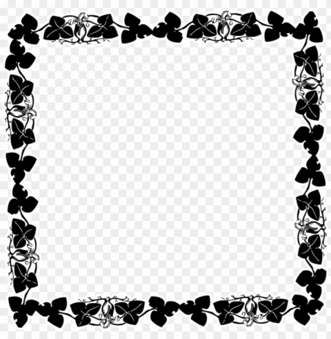 flower border 2 - border clip art Clear PNG PNG transparent with Clear Background ID 03919263
