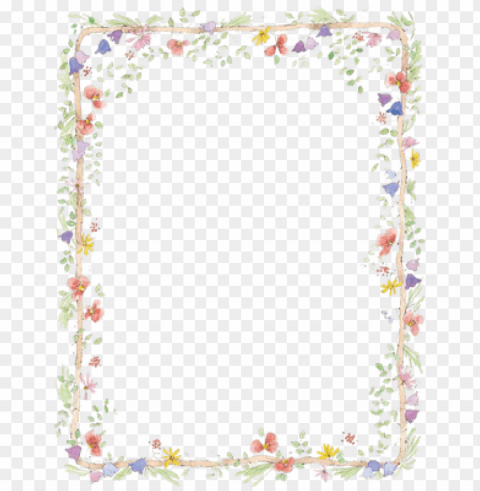 flower border Free PNG images with alpha channel set