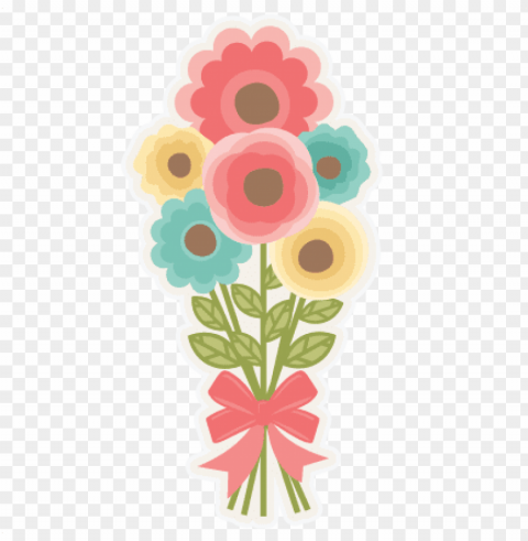 flower bouquet svg scrapbook cut file cute clipart - bouquet cute Transparent Background Isolated PNG Figure PNG transparent with Clear Background ID 6b1eb799