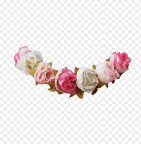 flower crown transparent overlay PNG Isolated Object with Clarity