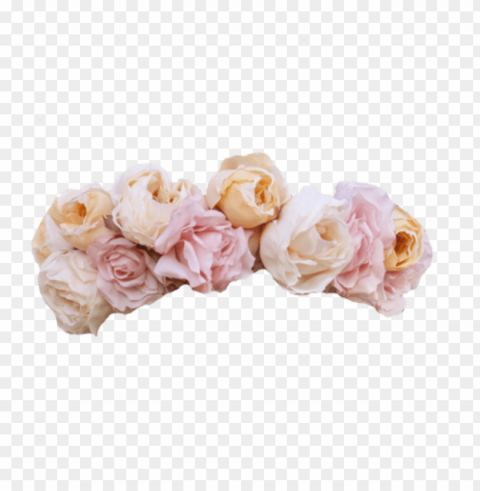 flower crown transparent overlay PNG no watermark