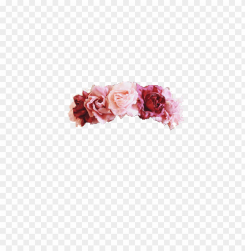 flower crown overlay PNG Image with Transparent Isolated Graphic