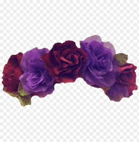 flower crown overlay PNG Image with Transparent Isolated Graphic Element
