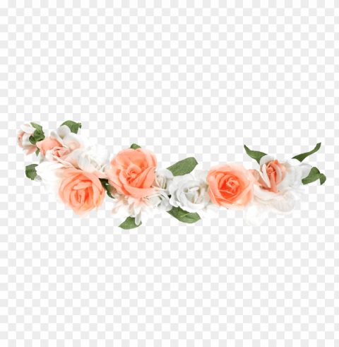 flower crown transparent overlay PNG images for editing