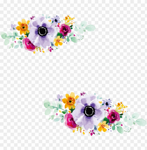 flower design for wedding invitation PNG with clear background extensive compilation