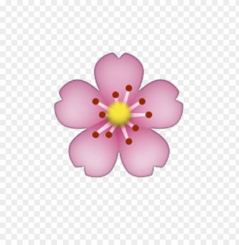 flower emoji Isolated Graphic on Clear Transparent PNG PNG transparent with Clear Background ID c4daa585