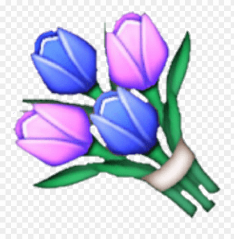 Flower Emoji Transparent Background PNG Isolation