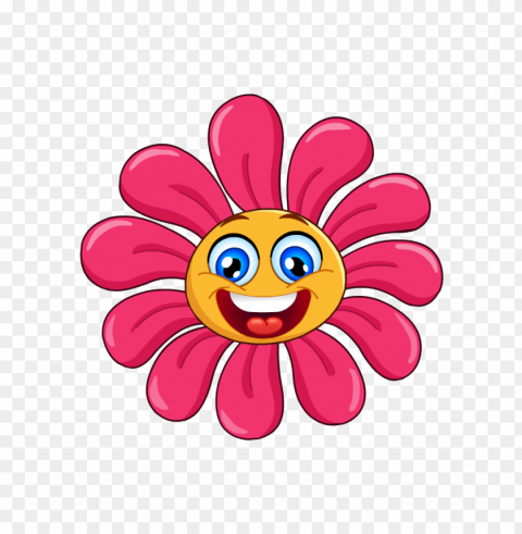 Flower Emoji Transparent Background PNG Photos