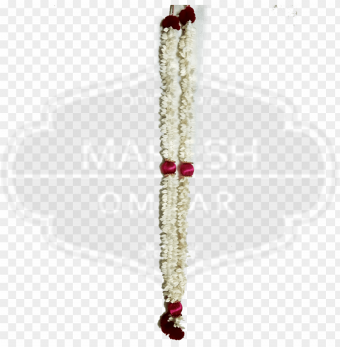 flower mala - crystal Clear image PNG
