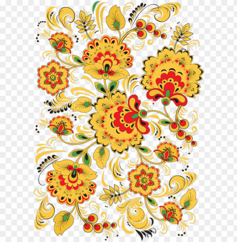 flower pattern design - floral pattern note cards Alpha channel transparent PNG