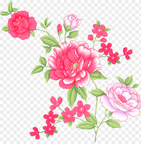 flower prints - garden roses Isolated Character in Clear Background PNG PNG transparent with Clear Background ID 0cd02b89