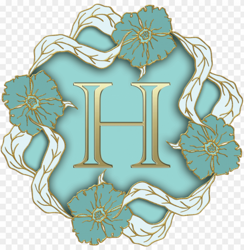 flower theme capital letter h No-background PNGs