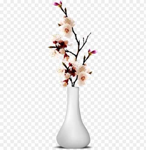 flower vase transparent image - vase and flower ClearCut PNG Isolated Graphic