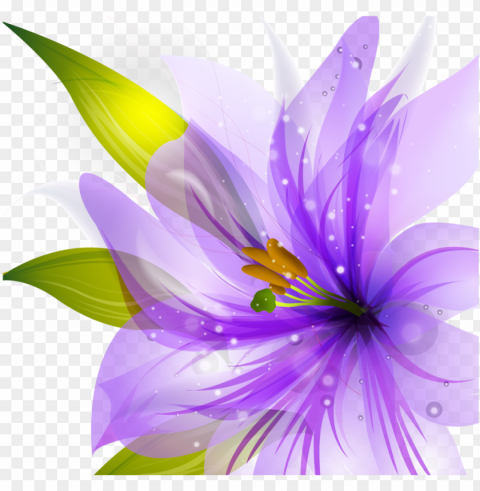 flower vector hq by - purple flower vector PNG for business use