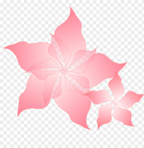 Flower Vector Pink PNG Pictures With Alpha Transparency