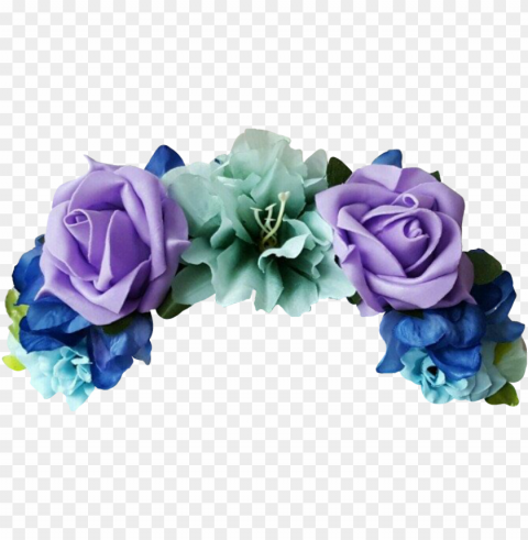 flowercrown flowers flores corona purple flower crown - stickers flowers crown Isolated Icon in HighQuality Transparent PNG