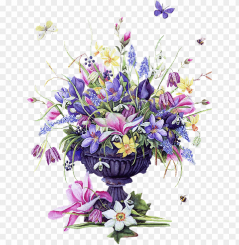 flowers birds - gif animate bouquet hearts wallpaper butterfly fiore PNG transparent backgrounds