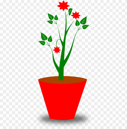 flowers for flower pot clipart black and white - flower pot vector PNG transparent photos library
