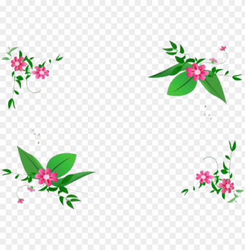 flowers frame small Transparent PNG images extensive gallery