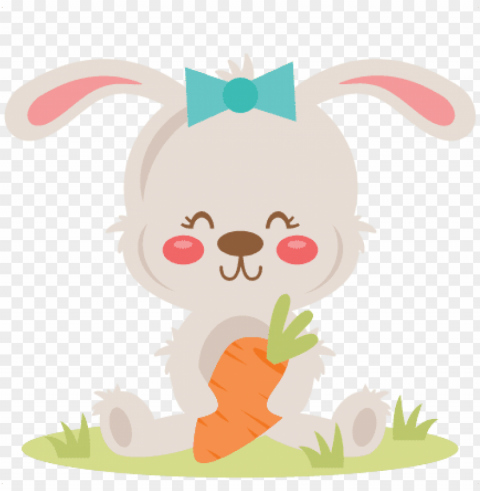fluffy easter bunny svg scrapbook cut file cute clipart - cute bunny boy clipart Transparent Background Isolated PNG Design Element