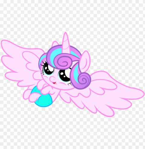 flurry heart vector by spell - my little pony princesa cadance Isolated Graphic on Clear Transparent PNG