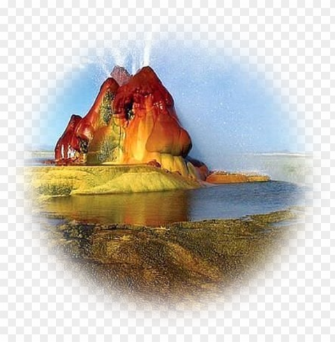 fly geyser Free transparent PNG