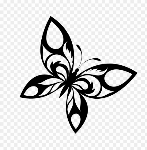 flying butterfly tattoo Isolated Character in Clear Background PNG PNG transparent with Clear Background ID ec6b52d0