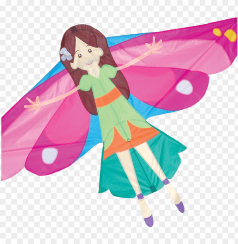 flying fairy kite - nylon fairy kite PNG graphics with clear alpha channel broad selection