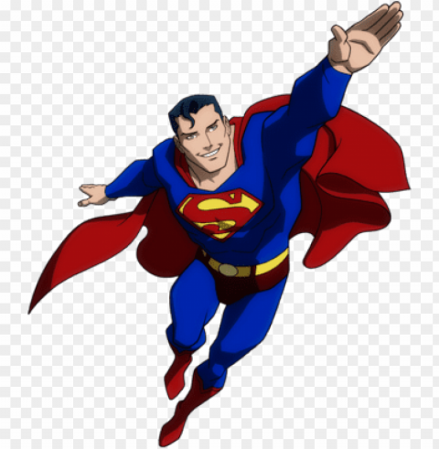 flying superman young justice psd67316 - superman Isolated Item on Transparent PNG