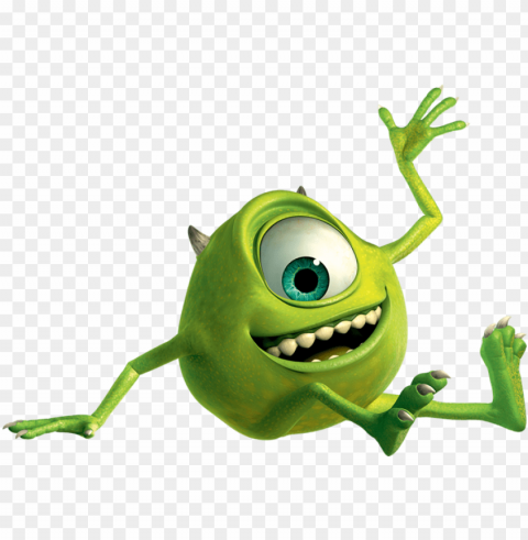 fmstfim19 - mike wazowski Isolated Graphic on Clear Transparent PNG PNG transparent with Clear Background ID f94af321