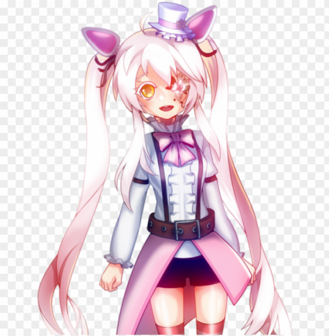 fnaf anime human mangle PNG images with clear cutout