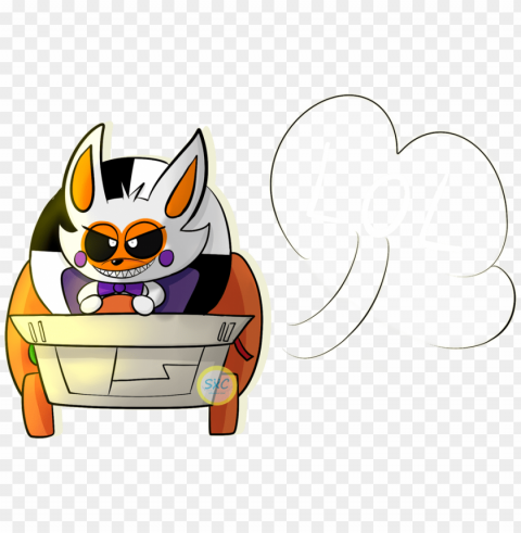 Fnaf Fnafworld Fnafsl Lolbit Funko Funkopop Fanartpic - Cartoo Isolated PNG Graphic With Transparency
