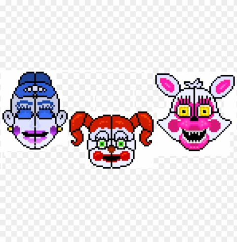 fnaf sister location babyballorafuntime foxy Images in PNG format with transparency